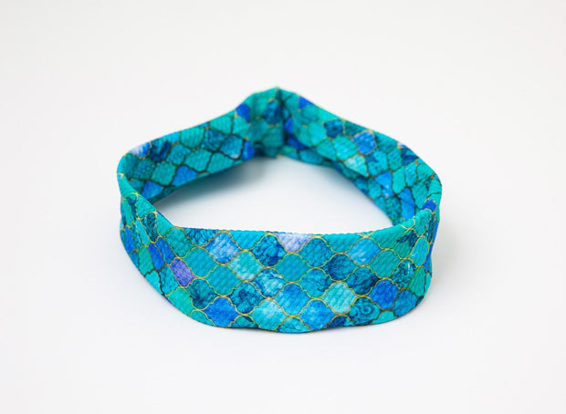 Blue Tortoise Headband